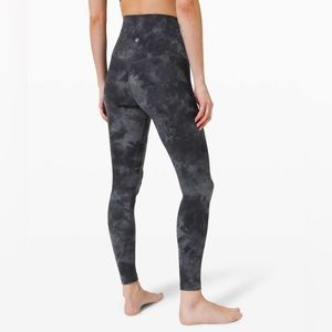 Lululemon Align Super High Rise Pant 28" Diamond Dye size 6